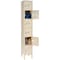 Global Industrial Six Tier Locker, 12x15x12, 6 Door, Ready To Assemble, Tan 652056TN - alternate 1